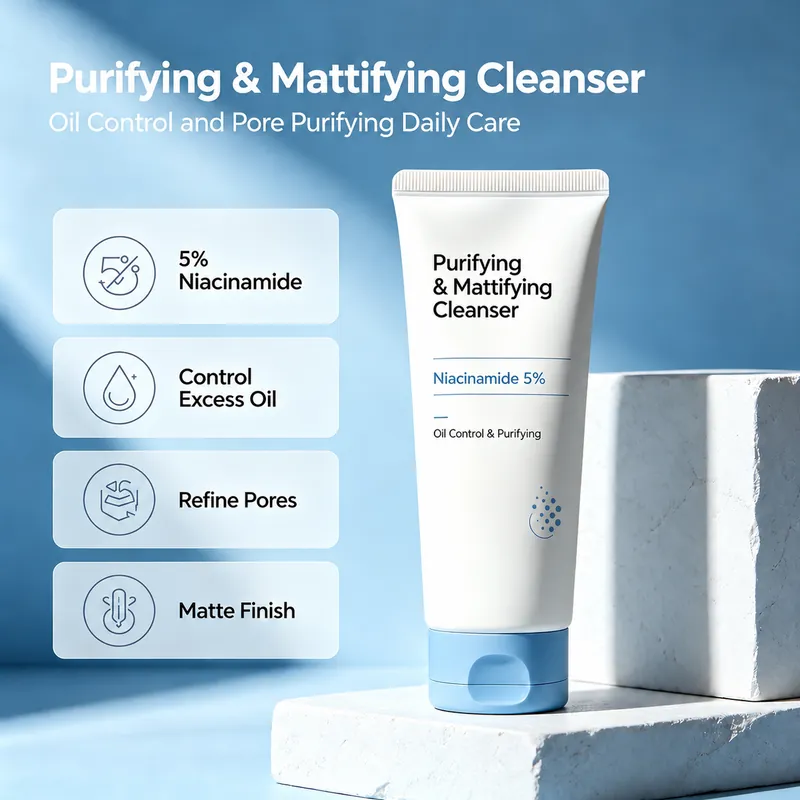5% Niacinamide Mattifying Cleanser: cleanser, 100 g