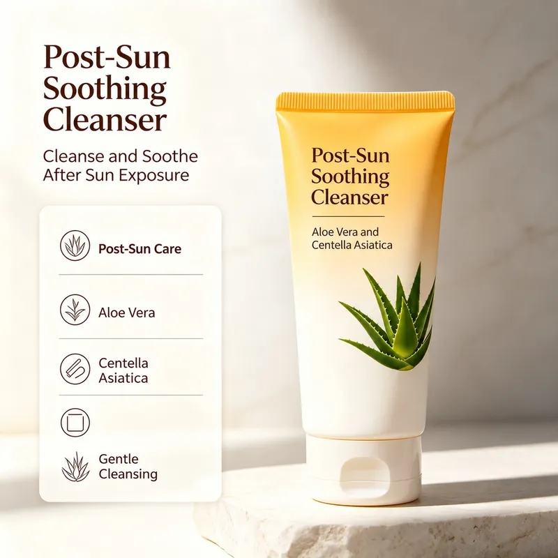 Aloe & Centella After-Sun Cleanser: cleanser, 100 g