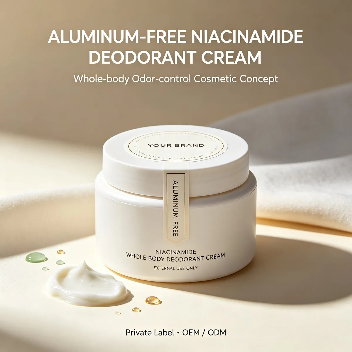 Aluminum-Free Whole Body Deodorant Cream: deodorant, 50 ml