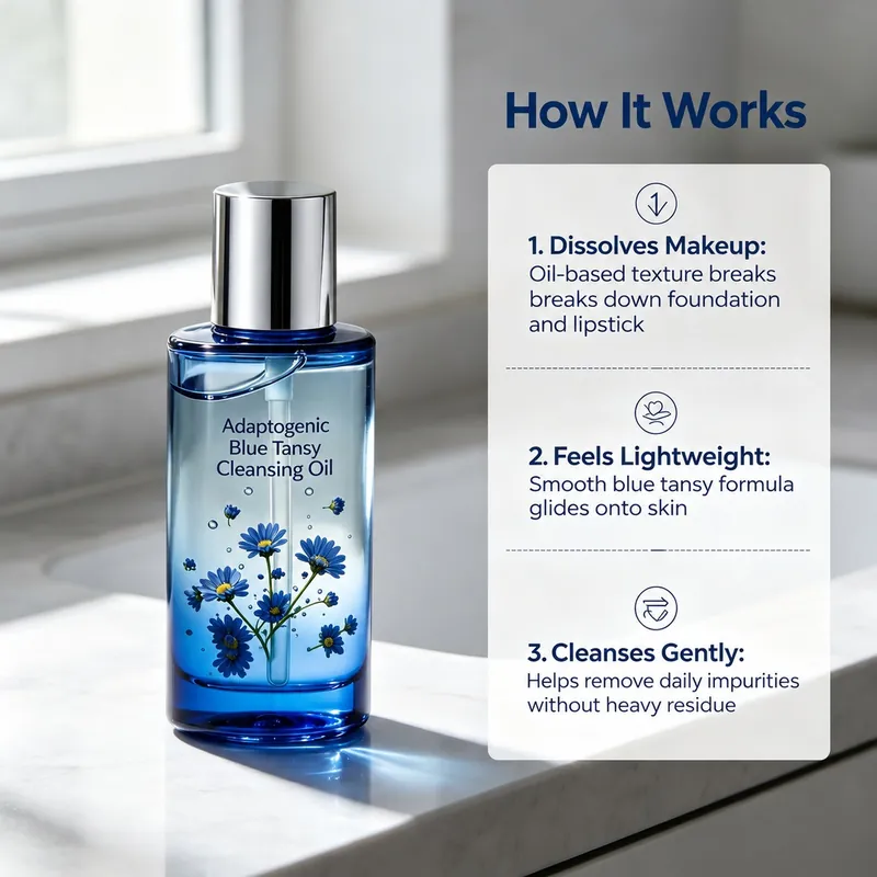 Blue Tansy Adaptogenic Cleansing Oil: cleansing oil