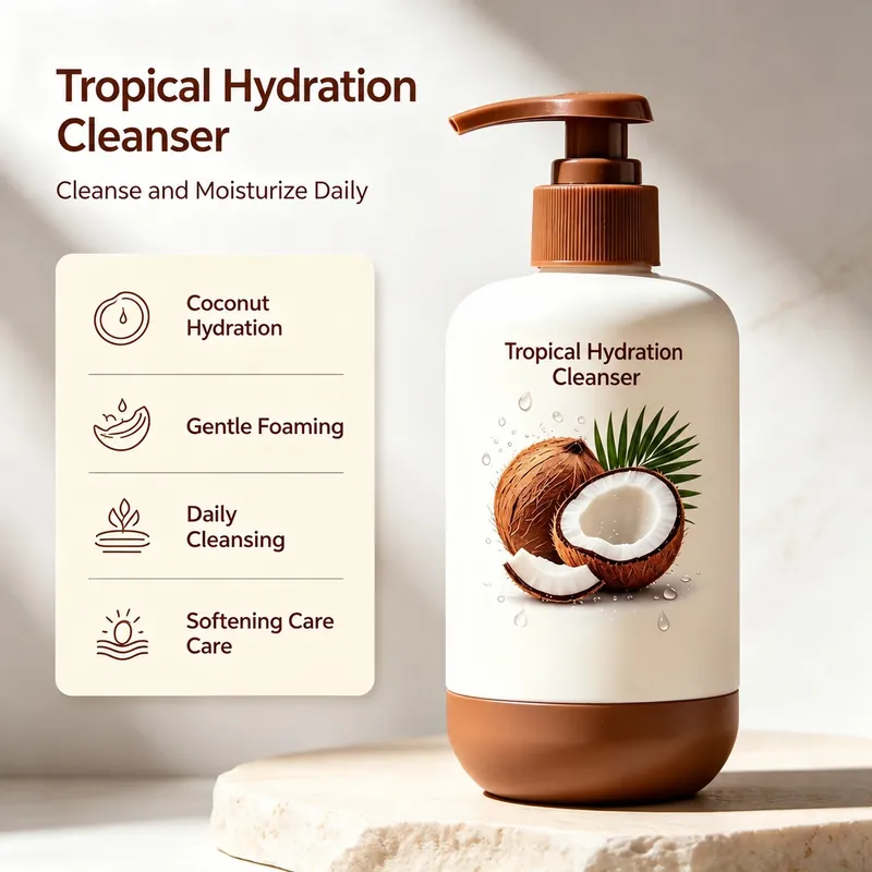 Coconut Amino Acid Hydration Cleanser: cleanser, 100 g