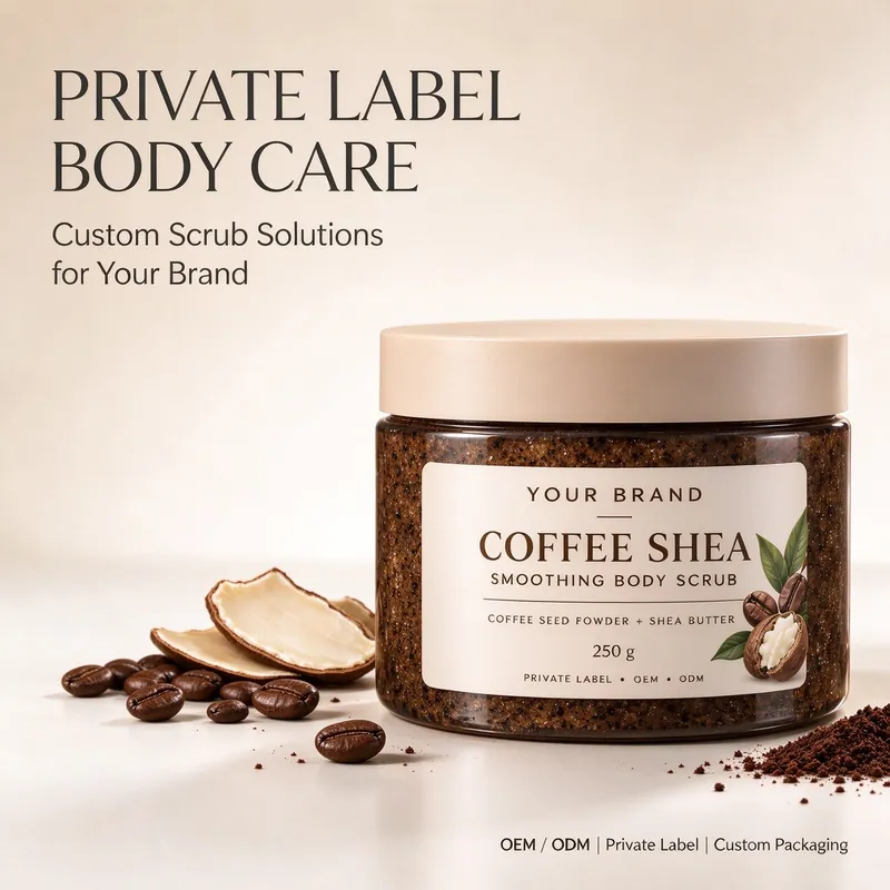 Coffee & Shea Smoothing Body Scrub: scrub