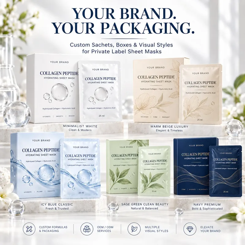 Collagen Peptide Hydrating Sheet Mask: sheet mask, 28 ml