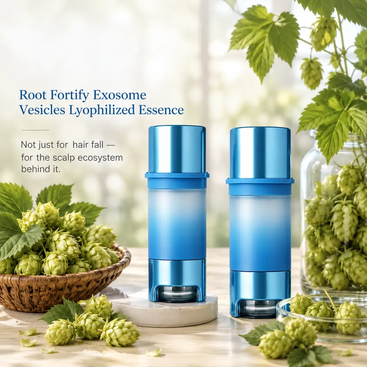 Hop Exosome Scalp Essence — Root Fortify, 7 Sets: scalp essence, (300 mg + 6 ml) × 7 per box