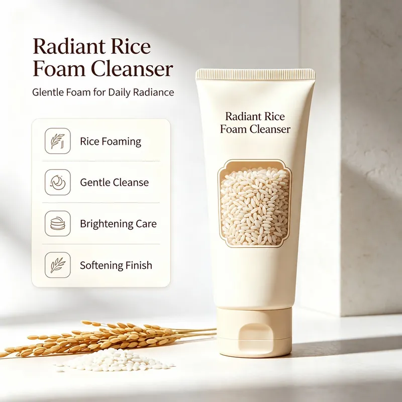 Rice Ferment Foam Cleanser: foam cleanser, 100 g