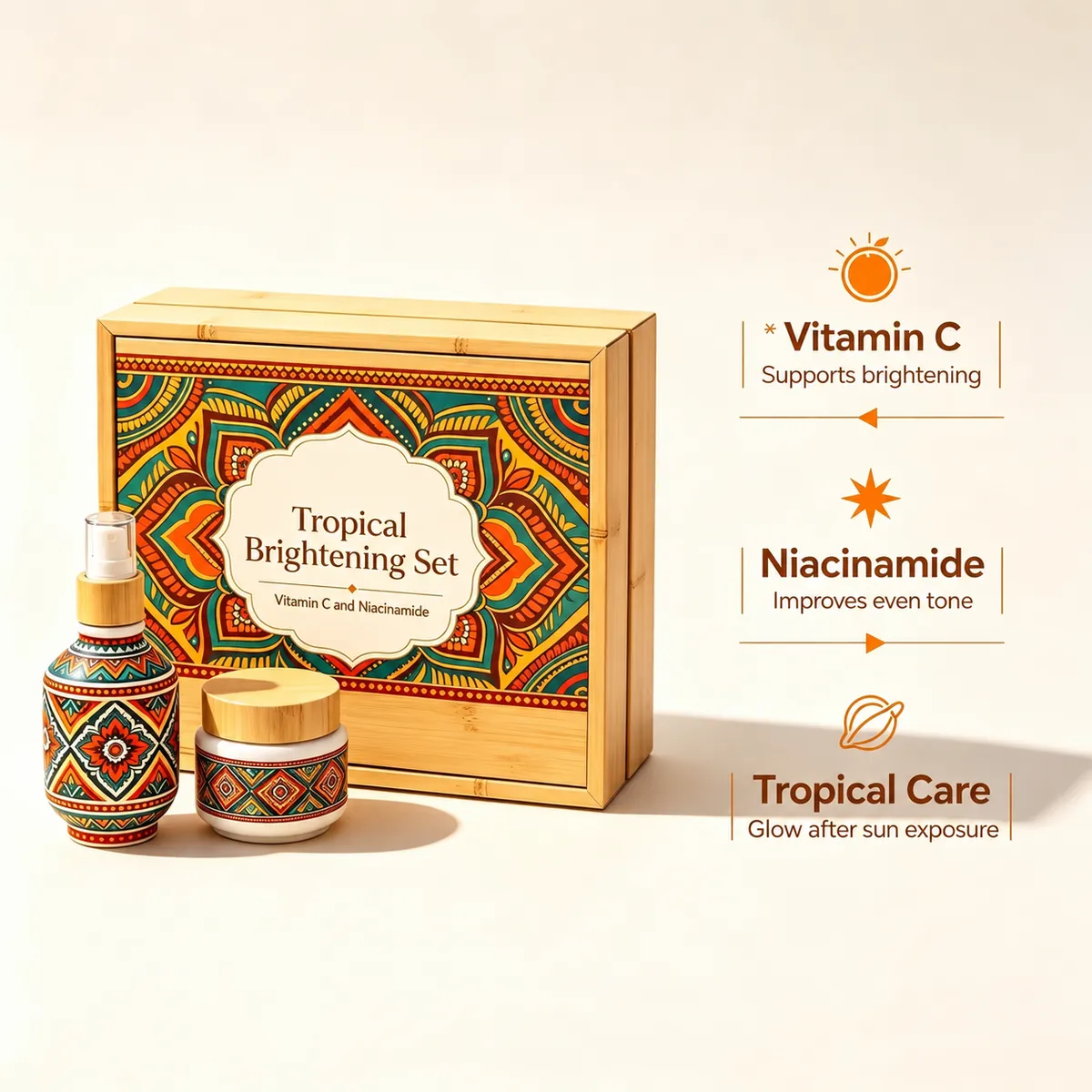 Vitamin C & Niacinamide Brightening Set: set