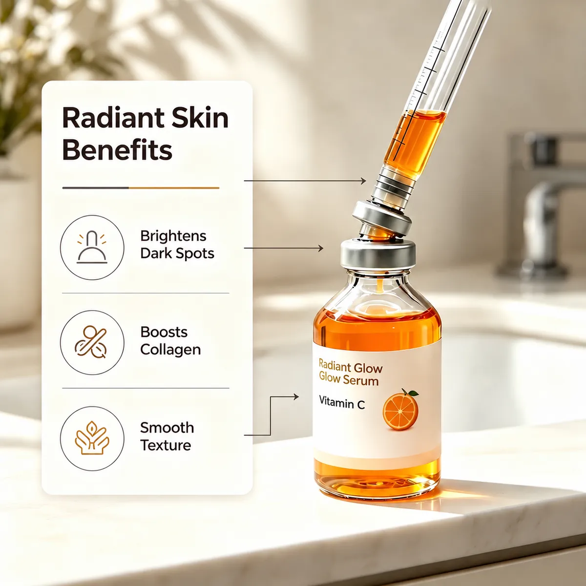 Vitamin C Radiant Glow Ampoule Serum: ampoule serum, 30 ml